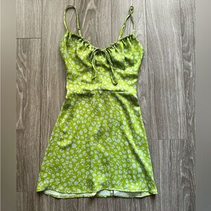 NWOT RESA Juniper mini dress in Kiwi print